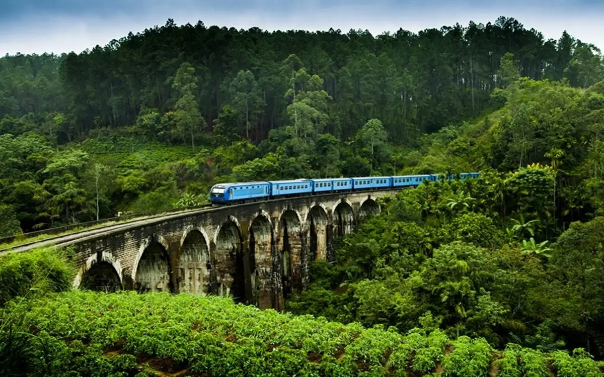 Nine Arch Bridge in Sri Lanka